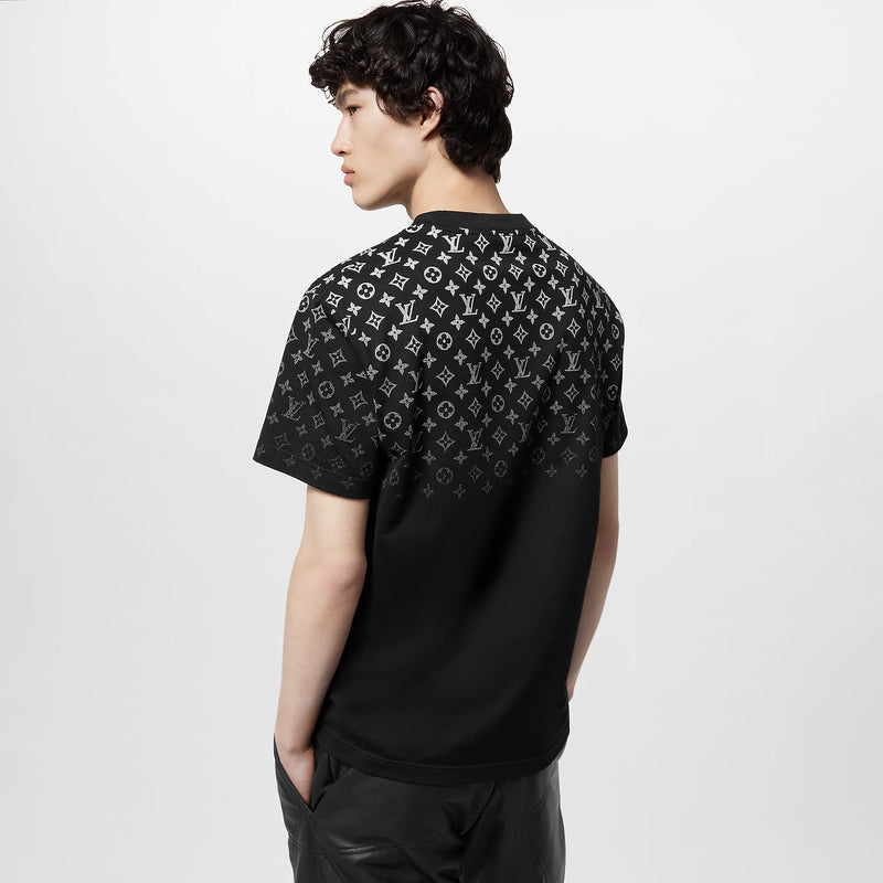 GRADIENT COTTON LV  T-SHIRT "BLACK"